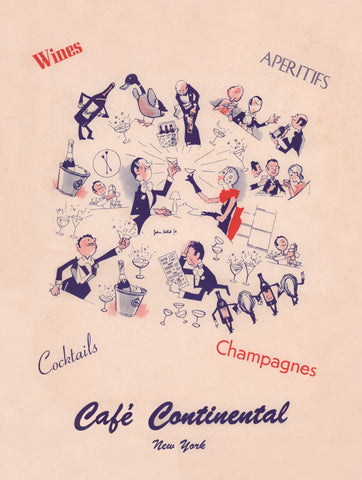 Café Continental, New York 1950s John Held Jr Cover