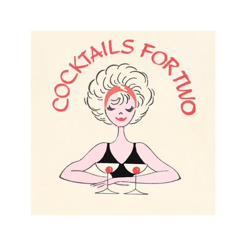 Cocktails for Two, 1960s Restaurant Cocktail Art