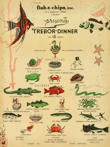 fish & chips, inc Chicago 1940s