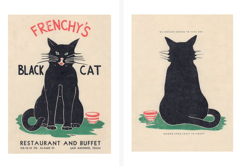 Frenchy's Black Cat, San Antonio Texas 1940s/1950s