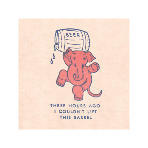 Pink Elephant (Barrel of Beer), The Cellar Bar, San Francisco’s Geary Theatre 1930s