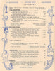 MGM Studio Menu, Culver City 1958 Menu