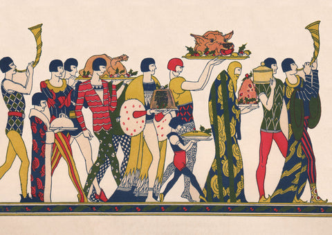 Feast Procession Christmas Cards