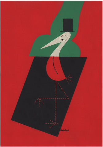 The Stork Club Red Bar Book Cover 1946 by Paul Rand
