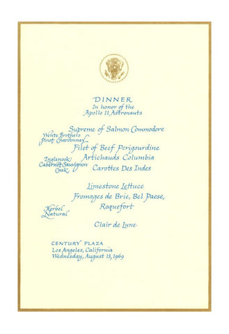 Dinner in Honor of the Apollo 11 Astronauts, Los Angeles 1969