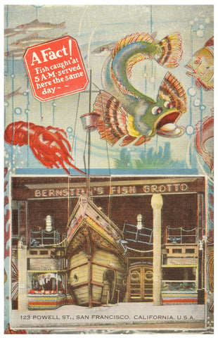 Bernstein's Fish Grotto, San Francisco 1940s