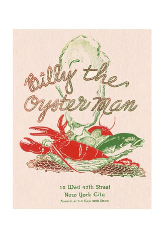 Billy the Oysterman, New York 1947
