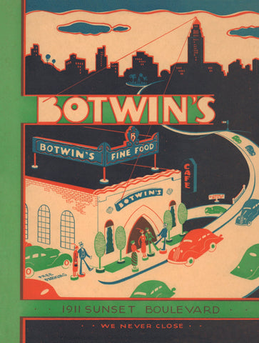 Botwin's, Los Angeles, California, 1930s