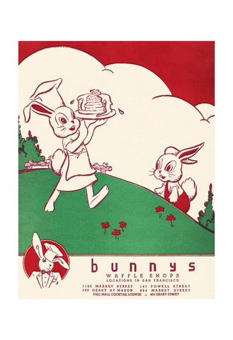 Bunny's Waffle House, San Francisco 1930s