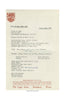 Lygon Arms, Broadway 1962 Menu
