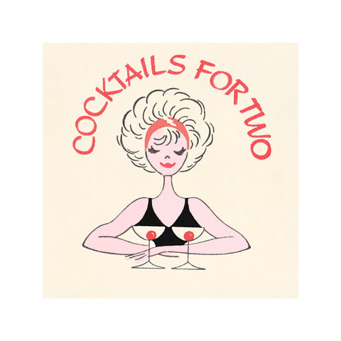 Cocktails for Two, 1960s Restaurant Cocktail Art