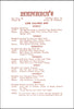 Henrici's Restaurant Unusual Diet, Chicago circa 1930s