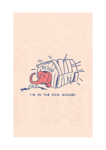 I'm In The Dog House Pink Elephant, San Francisco, 1930s [Portrait Prints]