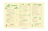 The Green Frog Waycross Georgia Bill Darden 1955 Interior Menu