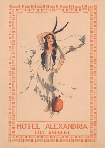 Hotel Alexandria, Los Angeles, 1915