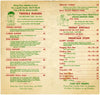 Irving's Chuck Wagon. Line Lexington, PA 1940s Menu