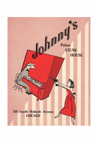 "Shoot the Piano Player" - Johnny's Prime Steak House, Chicago 1960