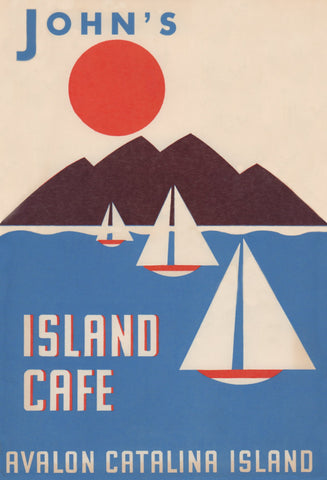 John's Island Cafe, Dorothy and Otis Shepard, Santa Catalina, 1940s/50s