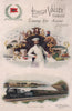 Lehigh Valley Railroad Black Diamond Express Circa 1910 Menu Art