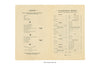 Muff's Club, Modesto, California, 1940s Menu Interior