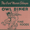 Owl Diner, Clearwater 1948 Diner Menu Art