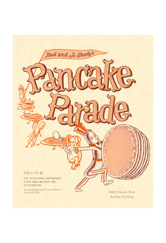 Bud & Jo Sheely's Pancake Parade, Rancho Cordova, CA 1960s