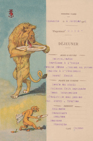 Le Paquebot Oxus 1906 (Lion)