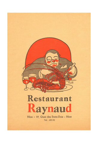 Restaurant Raynaud, Nice, France 1950s