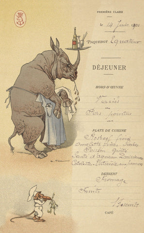 Le Paquebot Équateur, 1901 (Rhino)