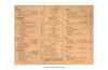 Ruby Foo's Beachchomber, Providence R.I. 1940s Menu