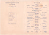 S.S. Nassau 1953 Menu