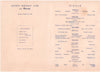 S.S. Nassau 1953 Menu