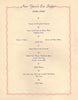 The Roosevelt Grill, New York 1946 Menu