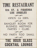 Time Restaurant, Los Angeles 1940s