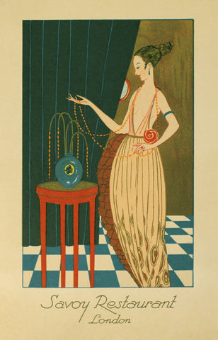 The Savoy, London 1923 (Lady with Pearls)