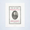 Hong Far Low, Boston, Circa 1930 Vintage Chinese Menu Art