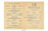 Bismarck Hotel Chicago Breakfast menu 1945