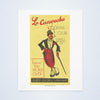 La Cucaracha Cocktail Club, Mexico City, 1930s Vintage Menu